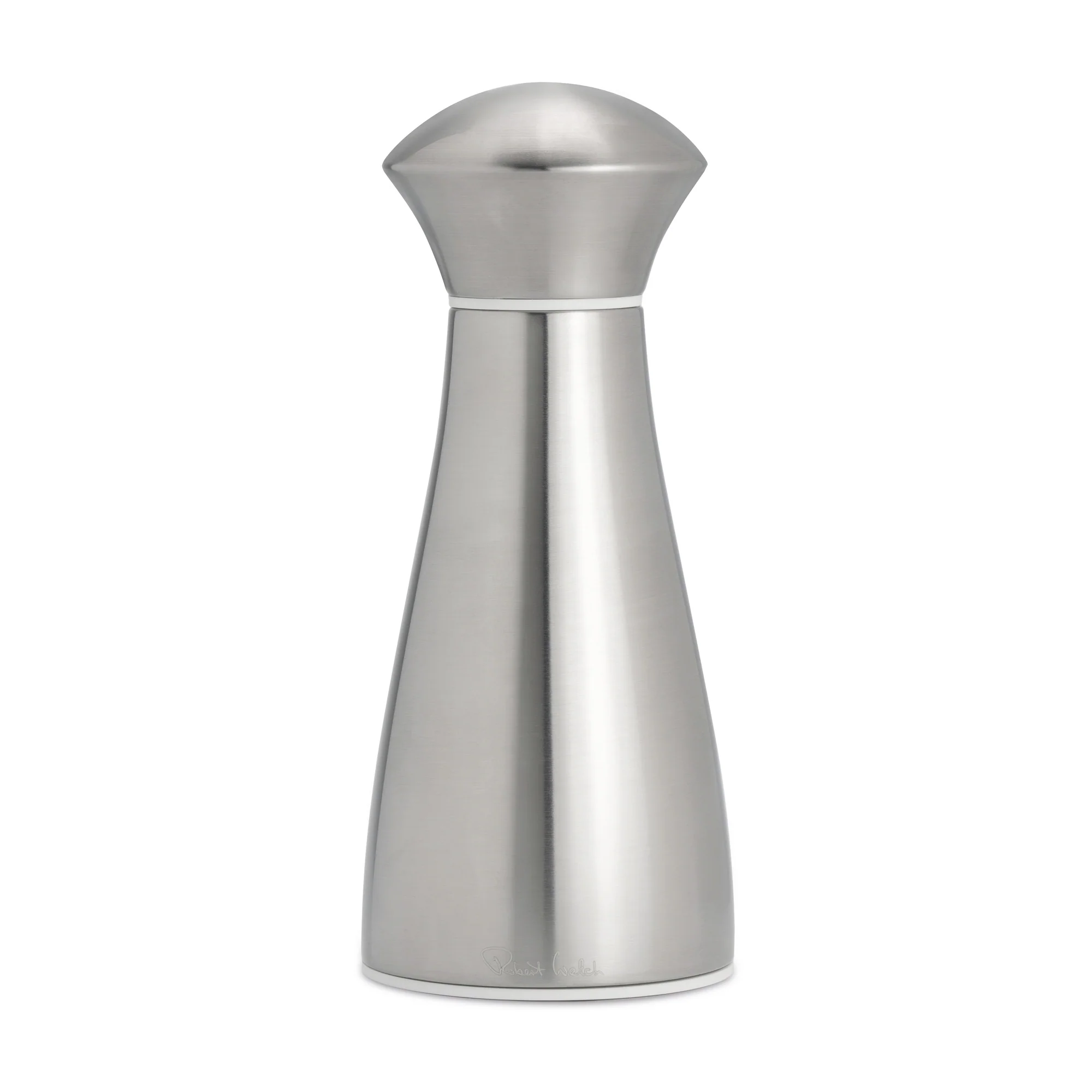Signature Satin Stainless Steel Medium White Salt Mill
