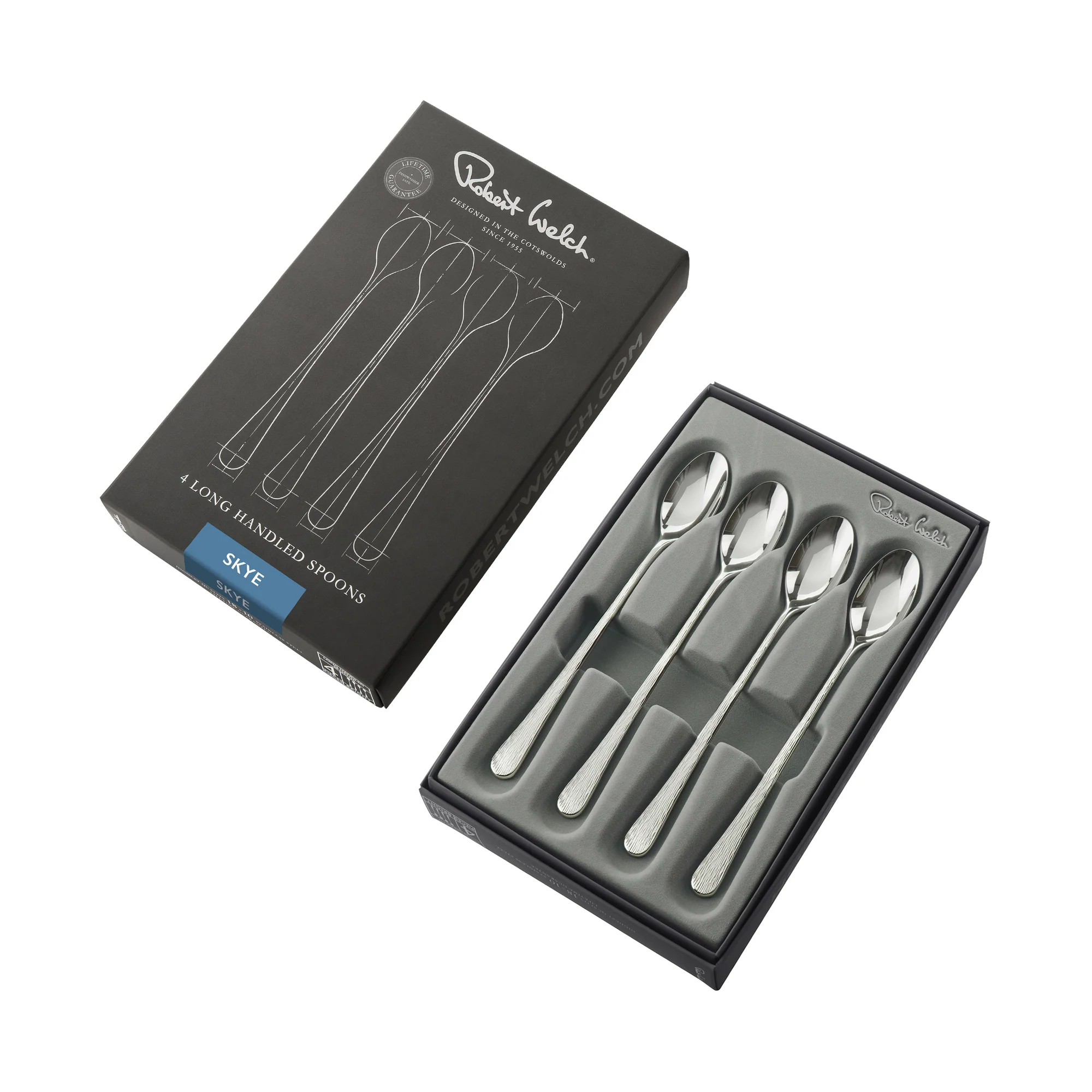 Skye Bright Long Handled Spoon, Set of 4 - Image 3