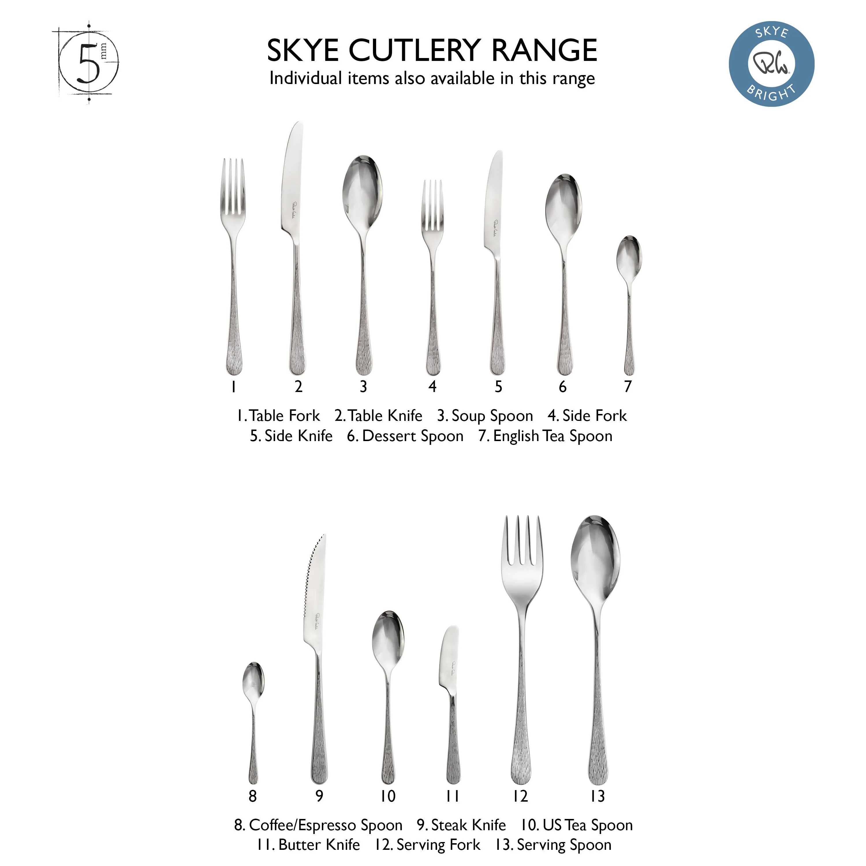 Skye Bright Serving Set, 3 Piece - Image 5