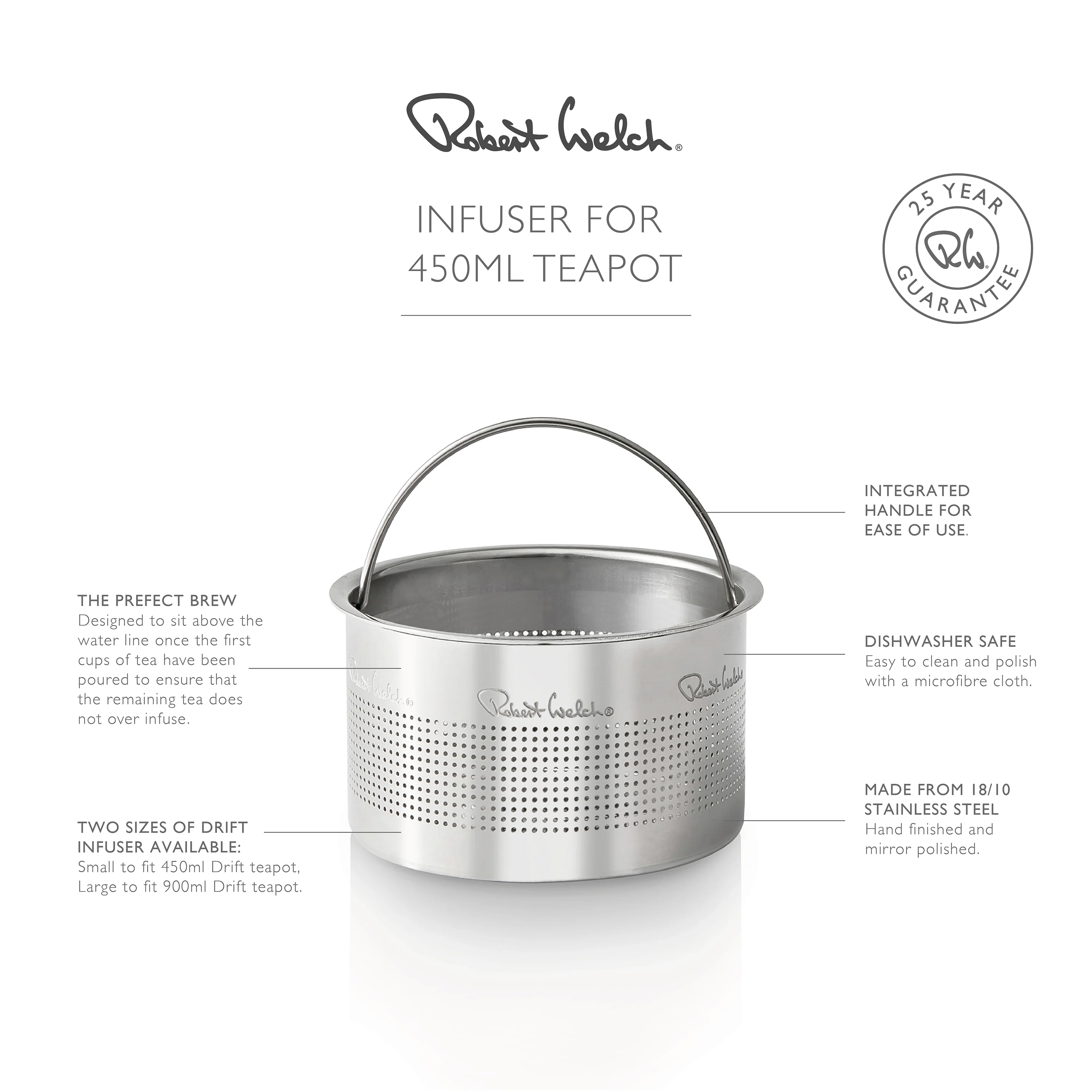 Small Tea Infuser for Drift Teapot 450ml - Image 3