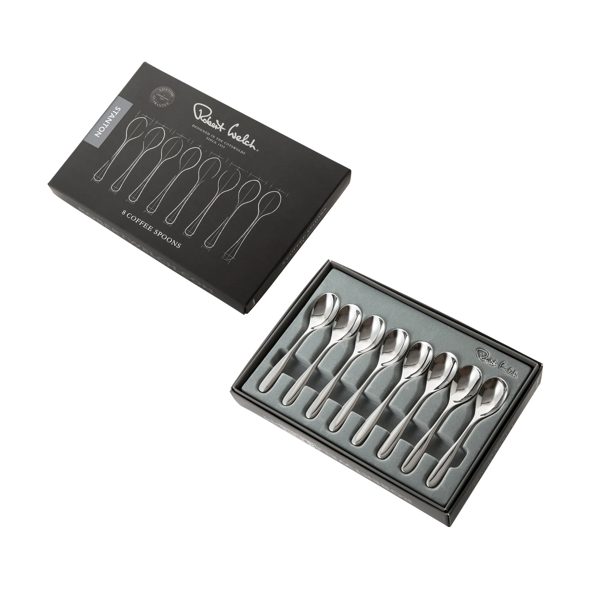 Stanton Bright Coffee Spoon, Set of 8 - Image 3