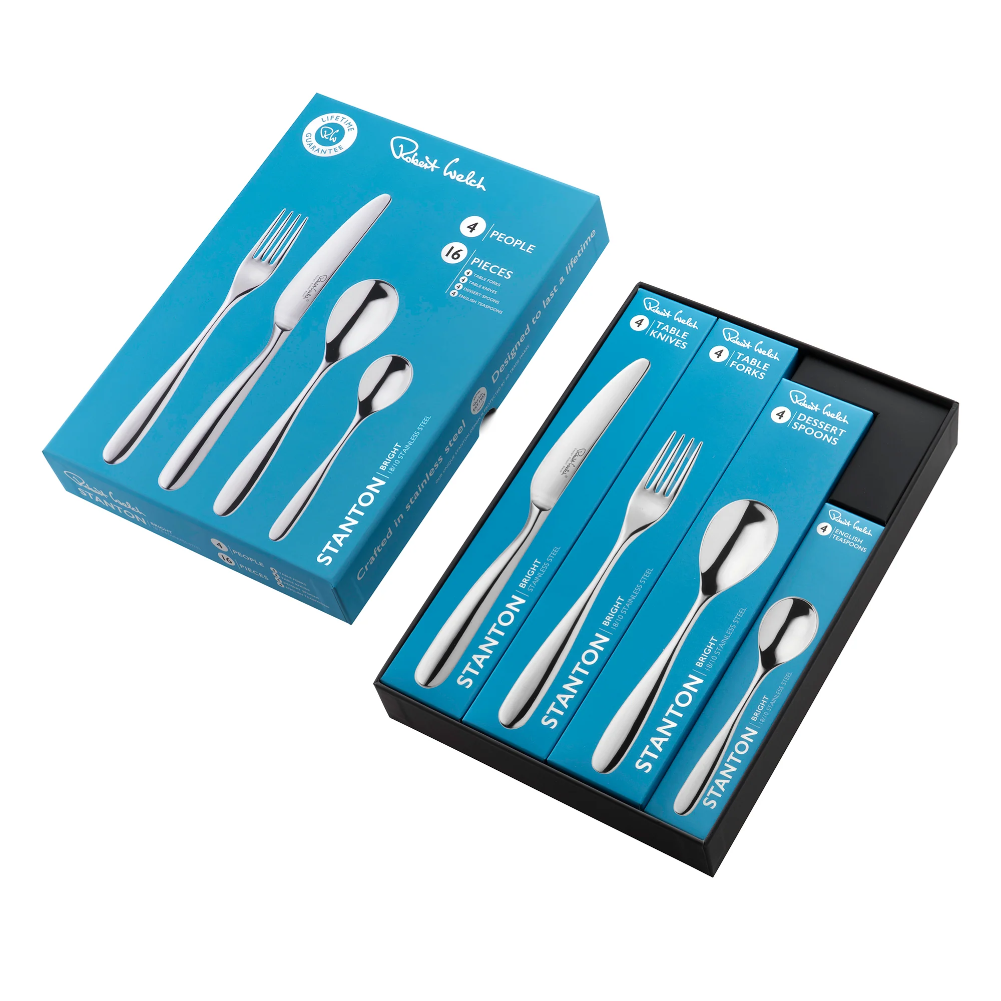 Stanton Bright Cutlery Set, 16 Piece for 4 People - Image 3