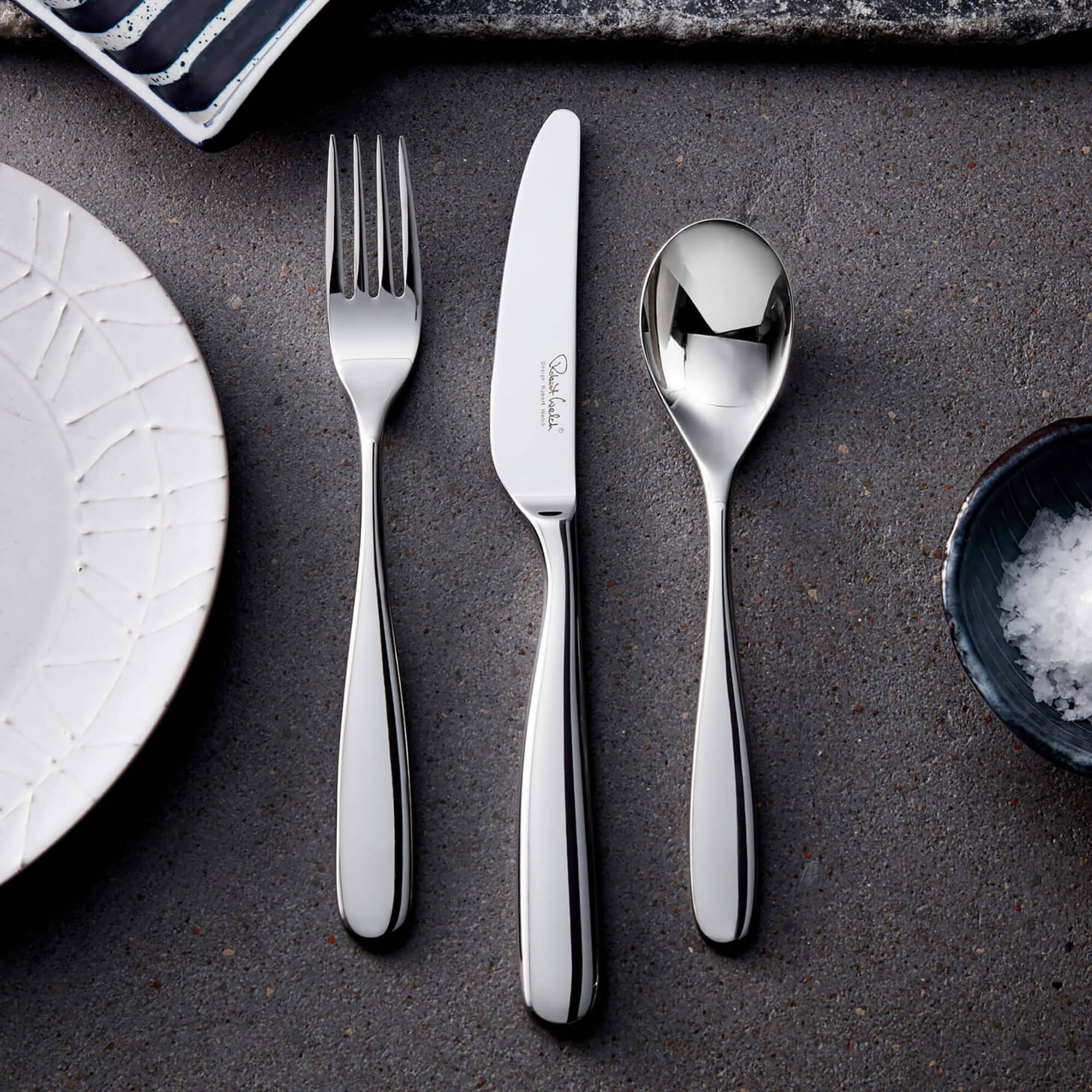 Stanton Bright Cutlery Set, 56 Piece for 8 People - Image 2