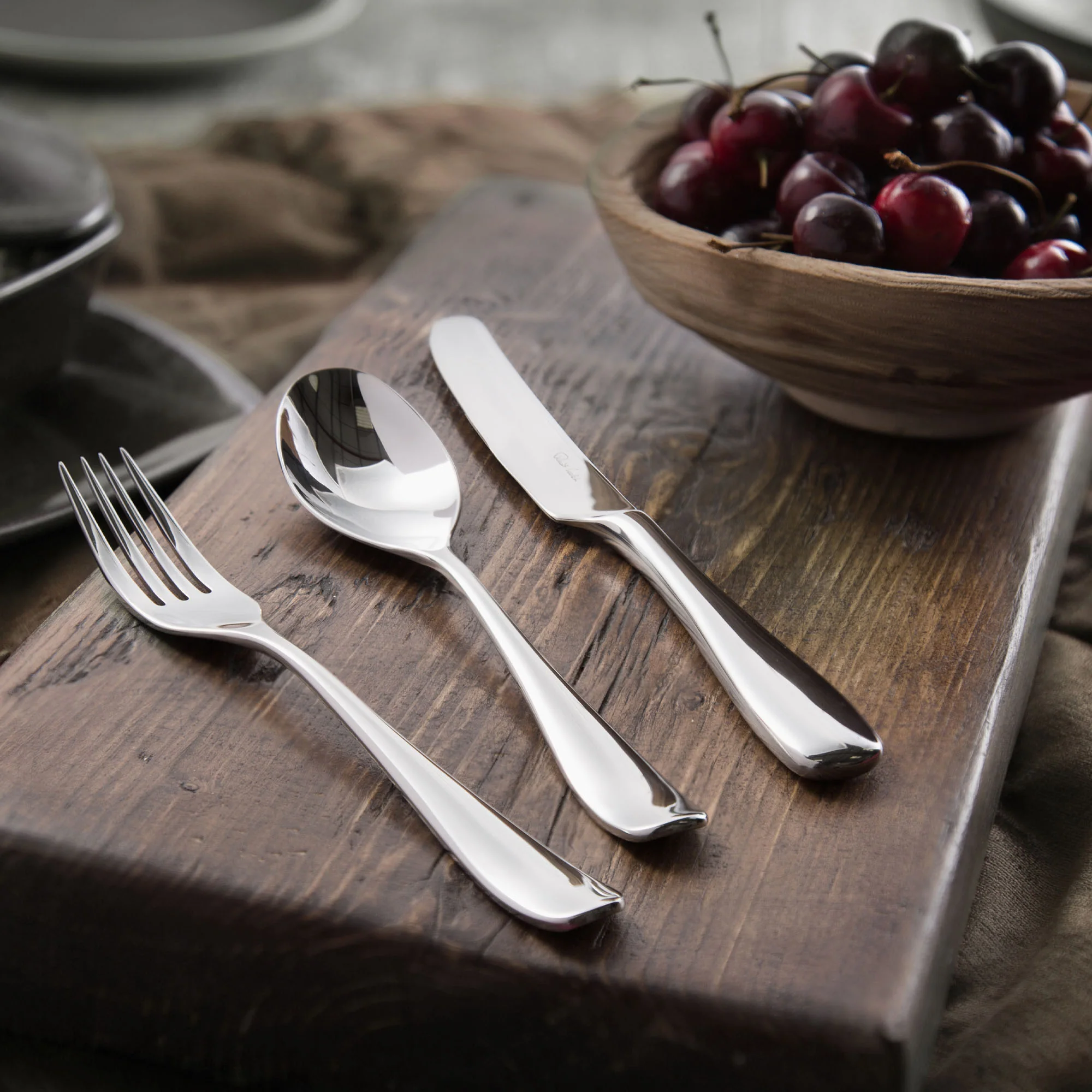 Warwick Bright Serving Fork - Image 4